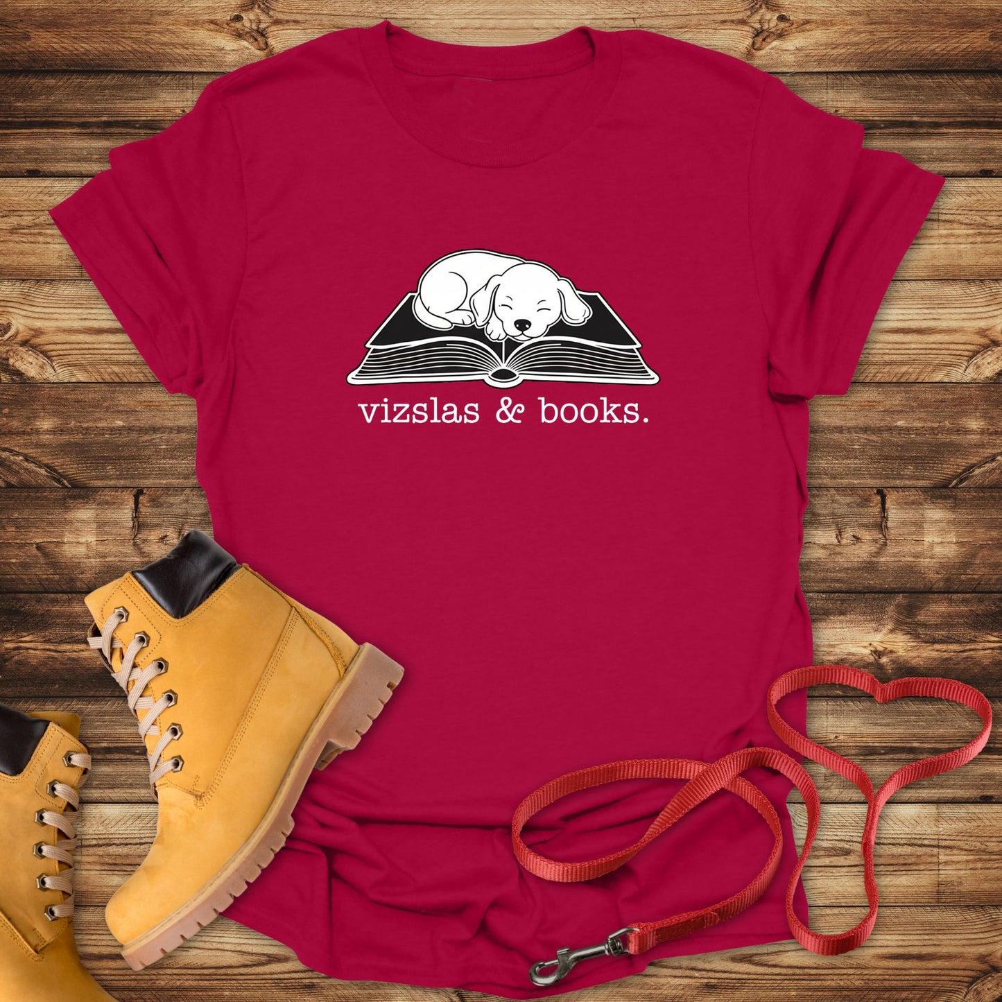 Vizslas and Books: The Perfect Cozy Retreat