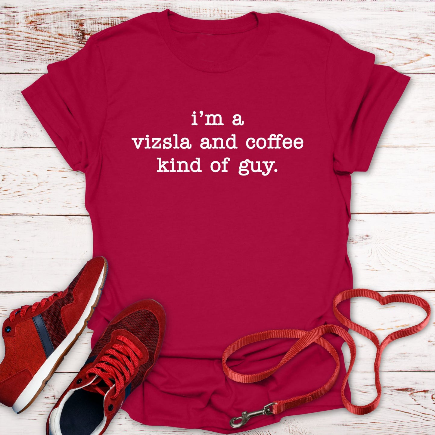 Coffee and My Vizsla: Perfect Morning Ritual