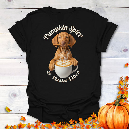 Pumpkin Spice Vizsla Shirt | Fall Dog Lover Tee