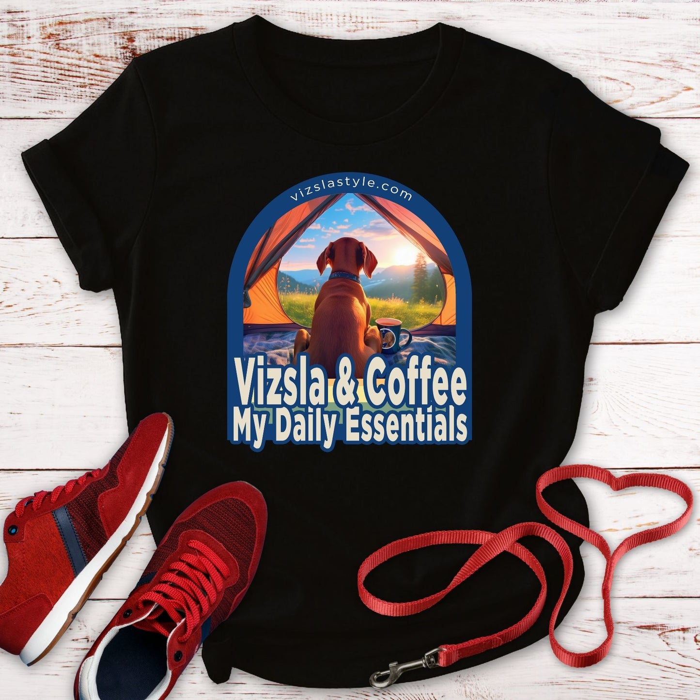 Vizsla & Coffee, My Daily Essentials! t-shirt