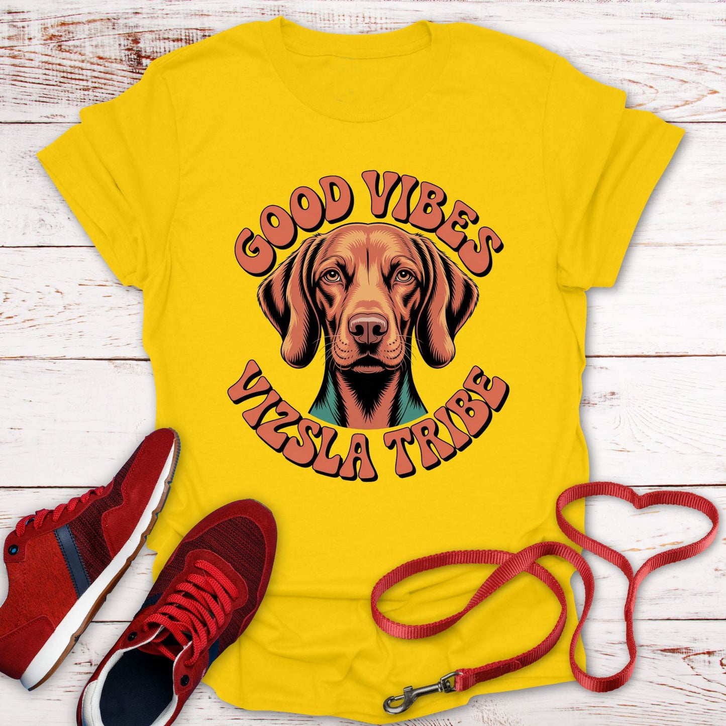 Good Vibes & Vizsla Tribe: Vintage Style Tee