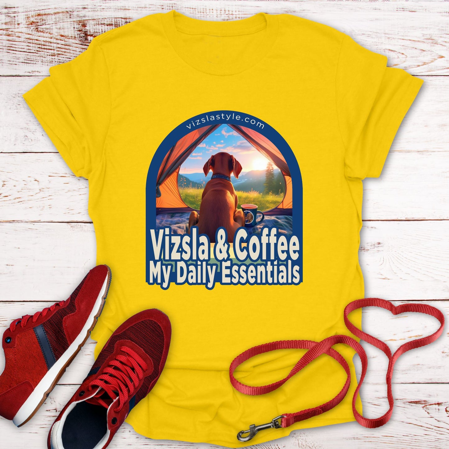 Vizsla & Coffee, My Daily Essentials! t-shirt