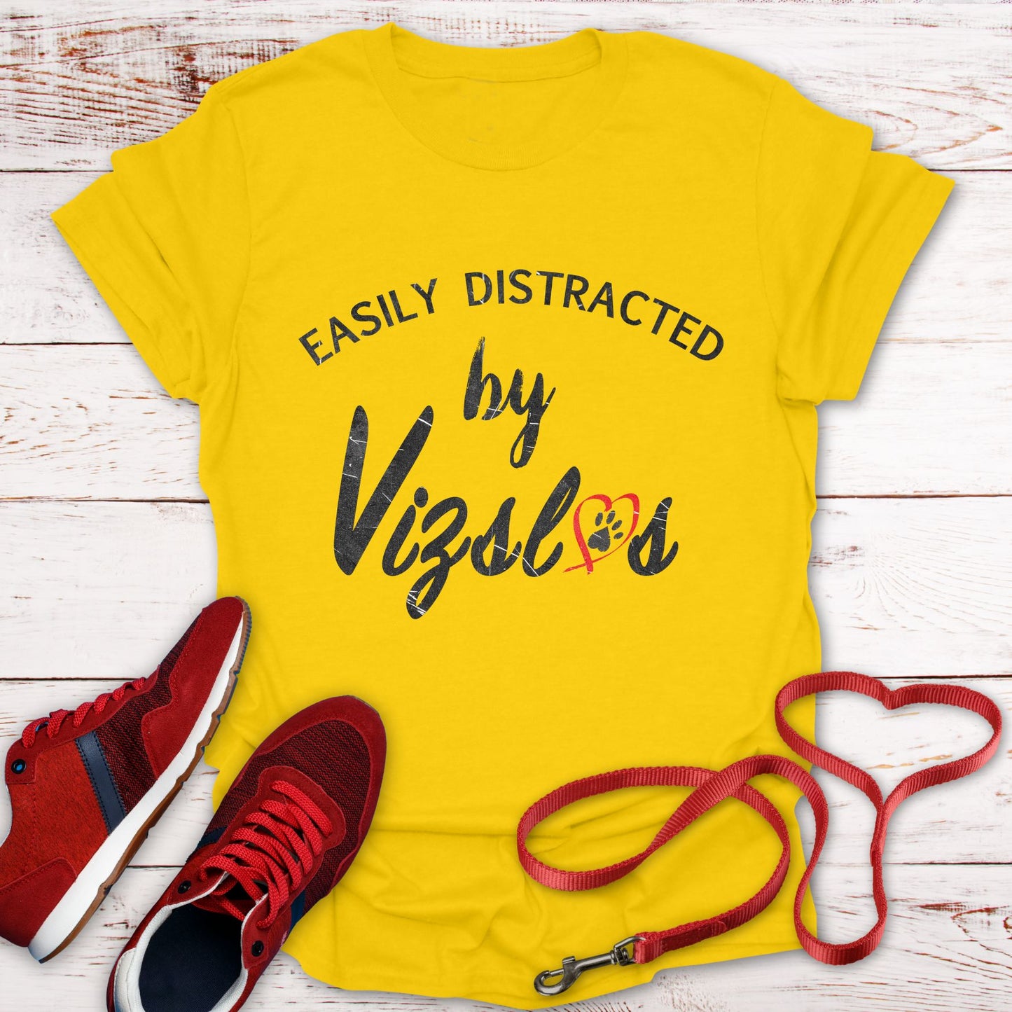 Easily Distracted By Vizslas T-Shirt