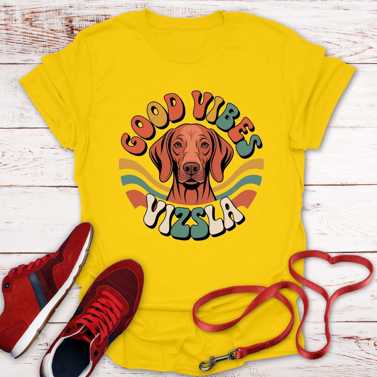 Good Vibes: That Cool Vizsla Look T-Shirt