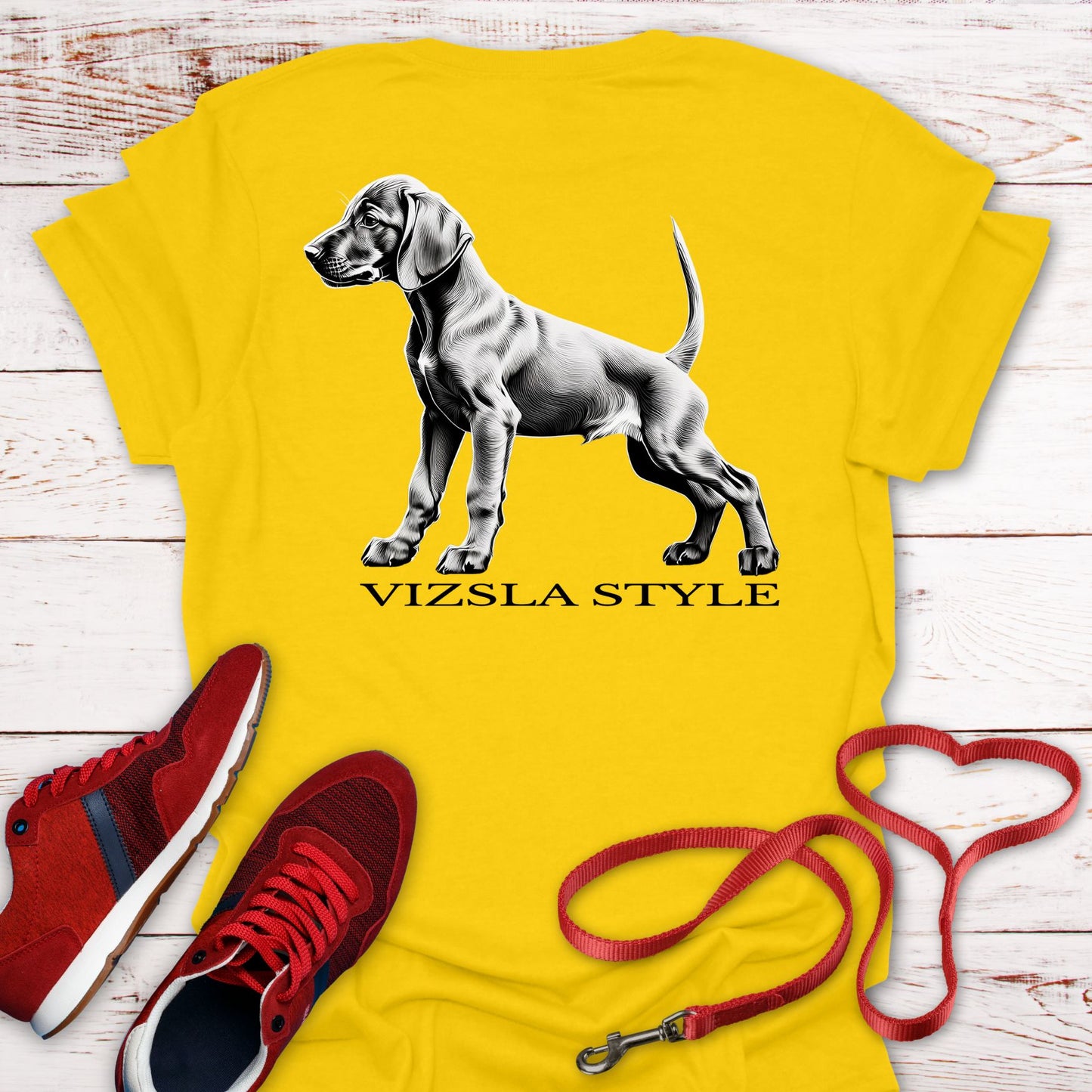 Vizsla Style Puppy T-Shirt - Double Sided