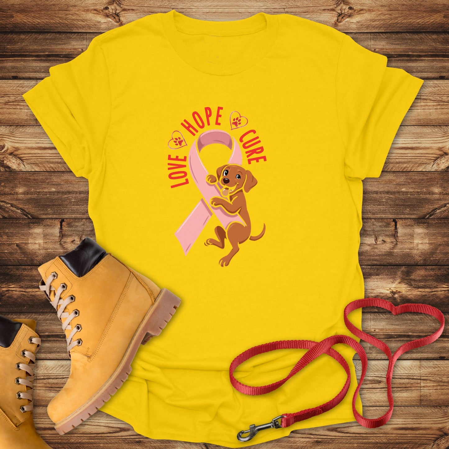 Hope, Love, and Vizsla Paws for the Cure