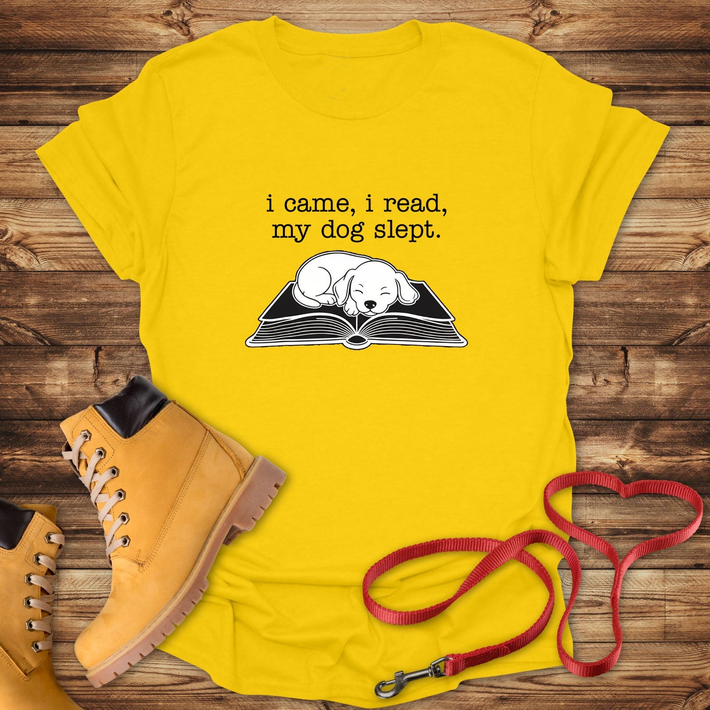 I Came, I Read, My Dog Slept Tee
