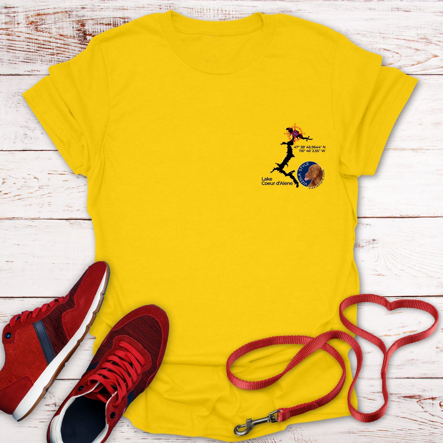 Lake CDA - Vizsla Style All Around Sports T-shirt