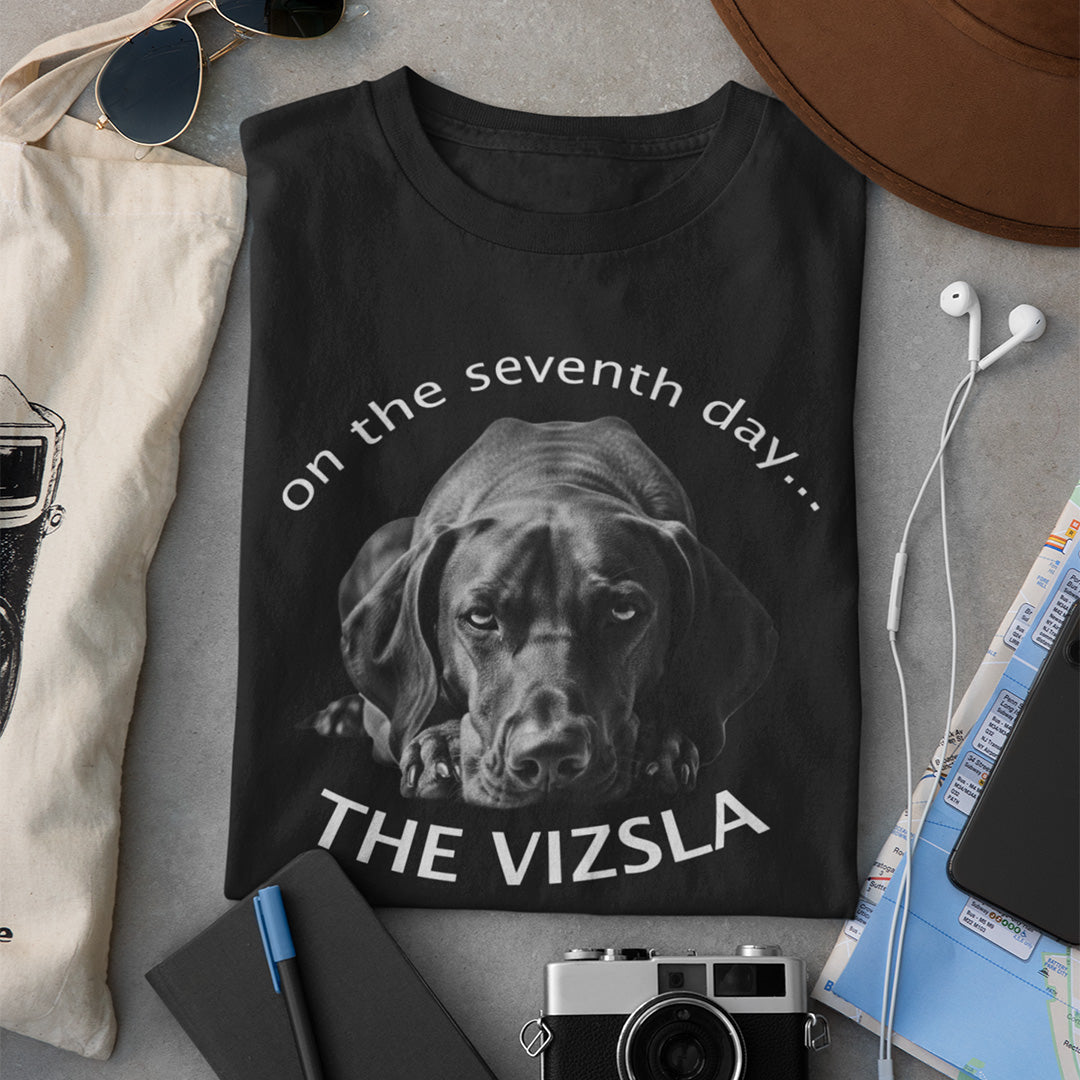 The Vizsla Created on the Seventh Day T-Shirt