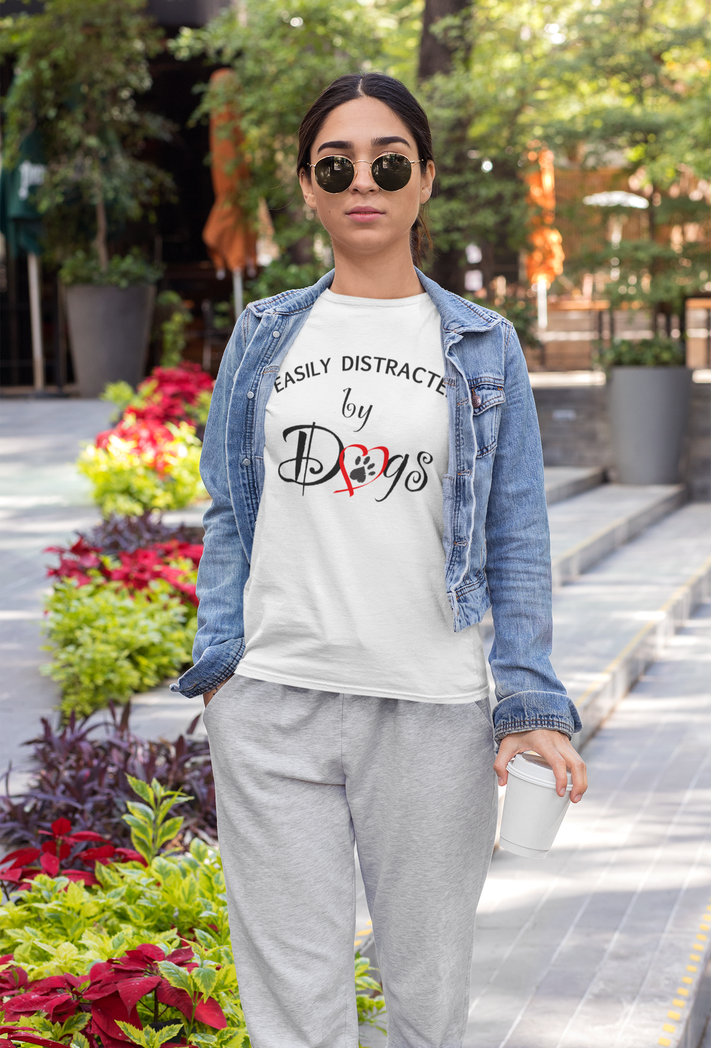 Easily Distracted By Dogs T-Shirt