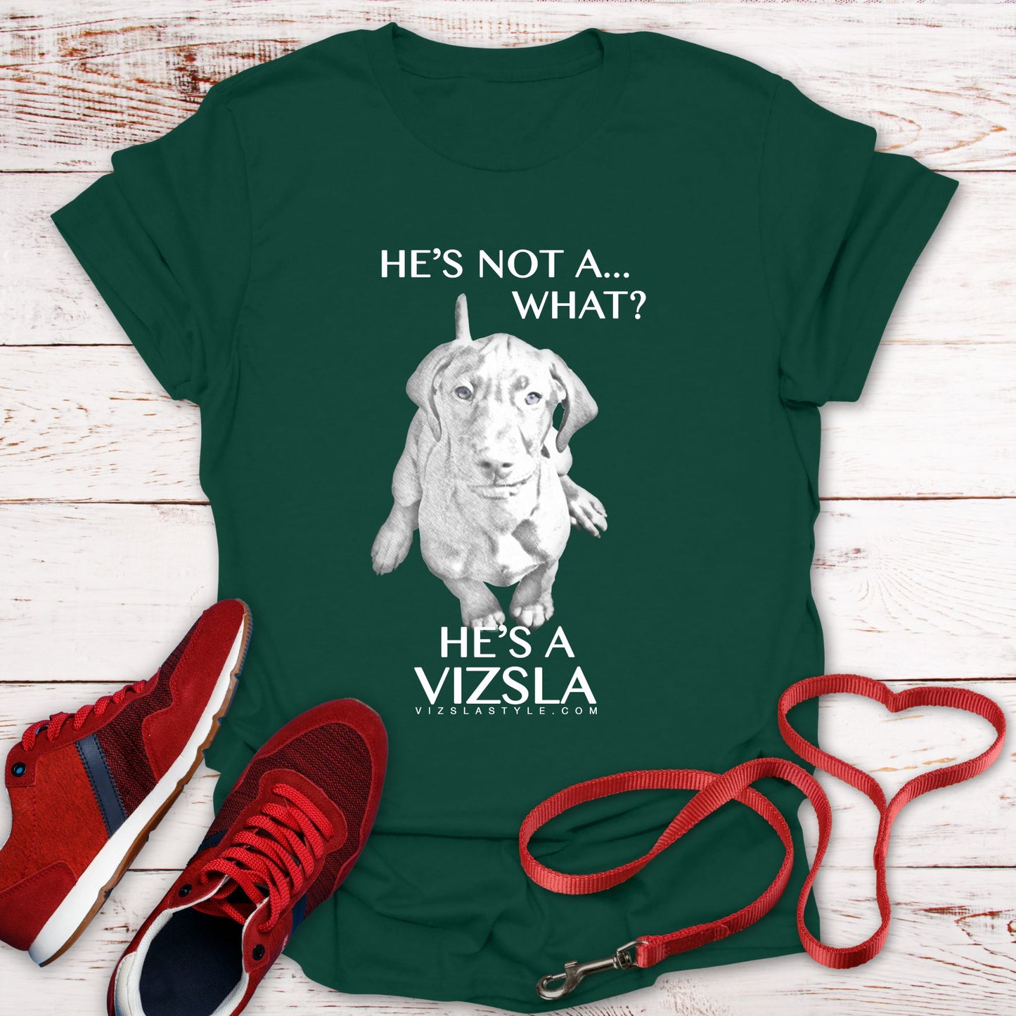 He's Not A What... He's A Vizsla - All Around Sports T-shirt