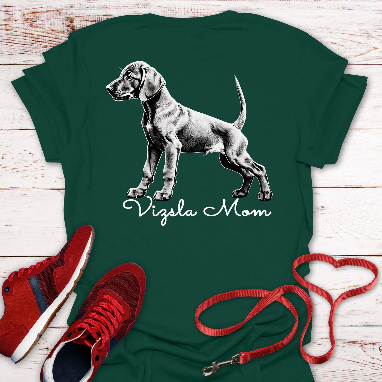 Vizsla Style - Vizsla Mom & Puppy T-Shirt