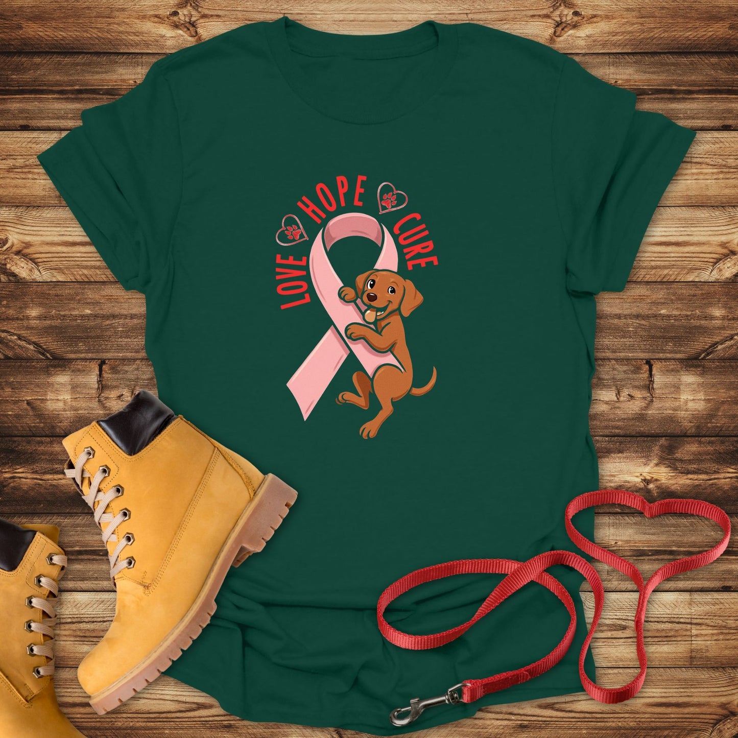 Hope, Love, and Vizsla Paws for the Cure