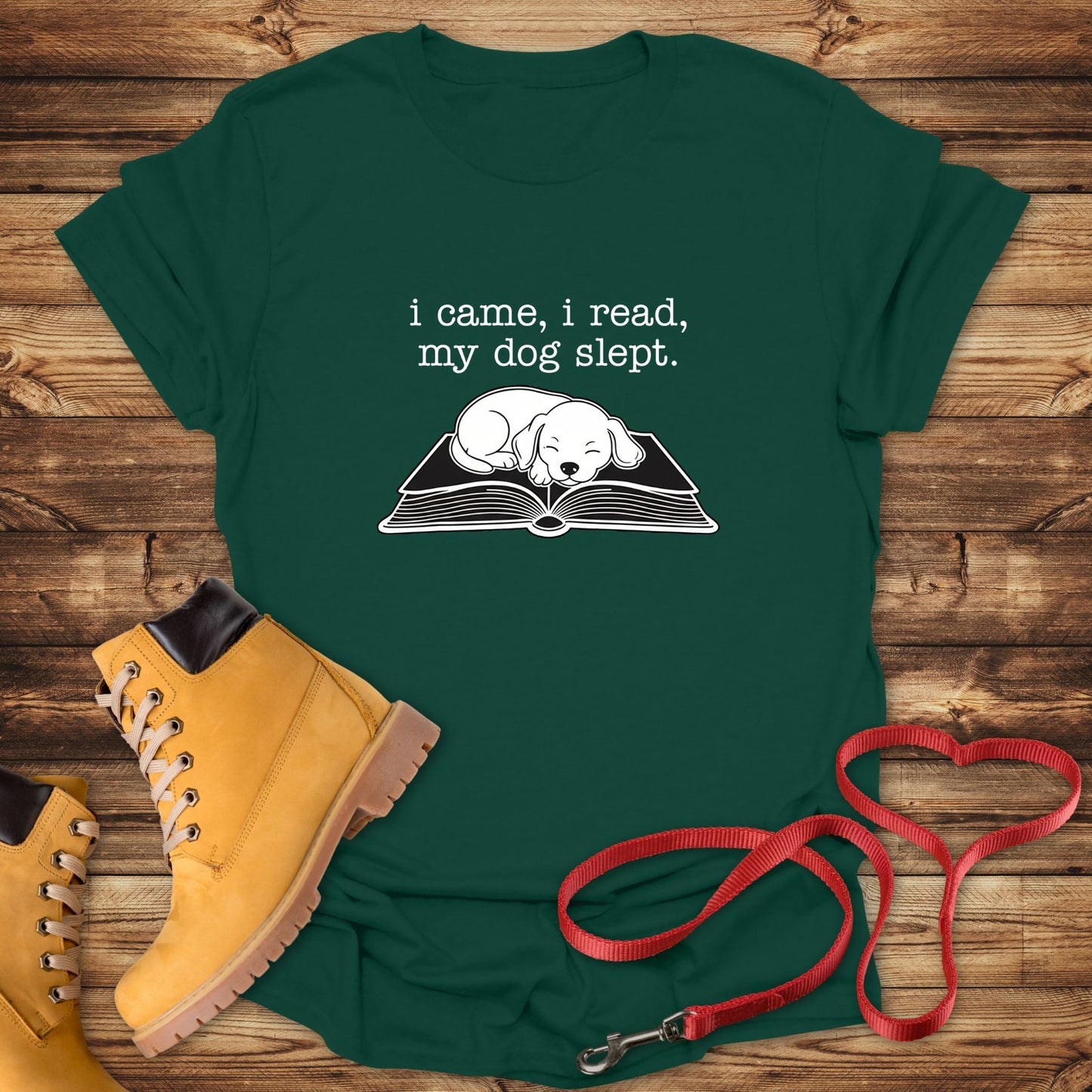 I Came, I Read, My Dog Slept Tee
