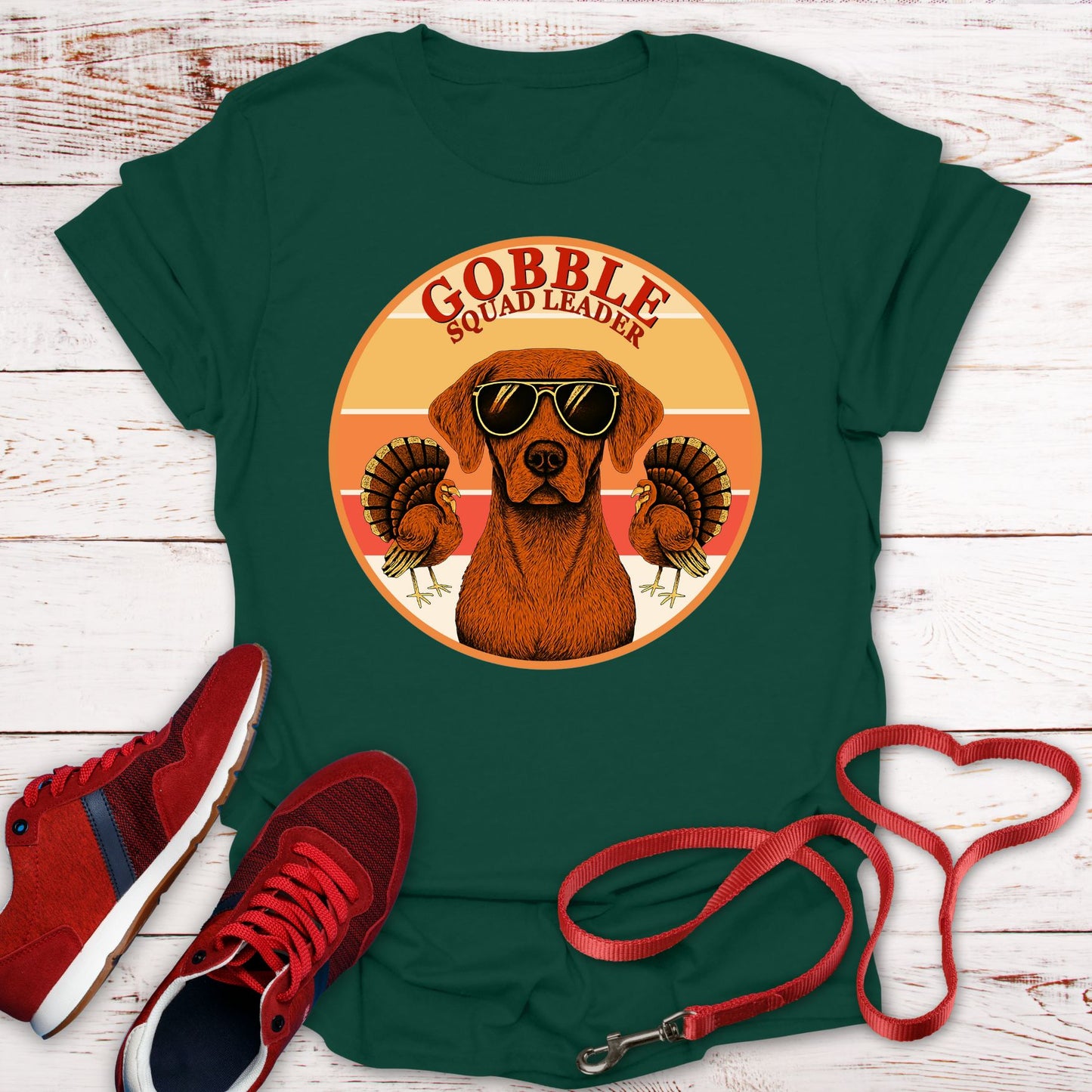 Gobble Squad Leader: Vizsla Thanksgiving Commander