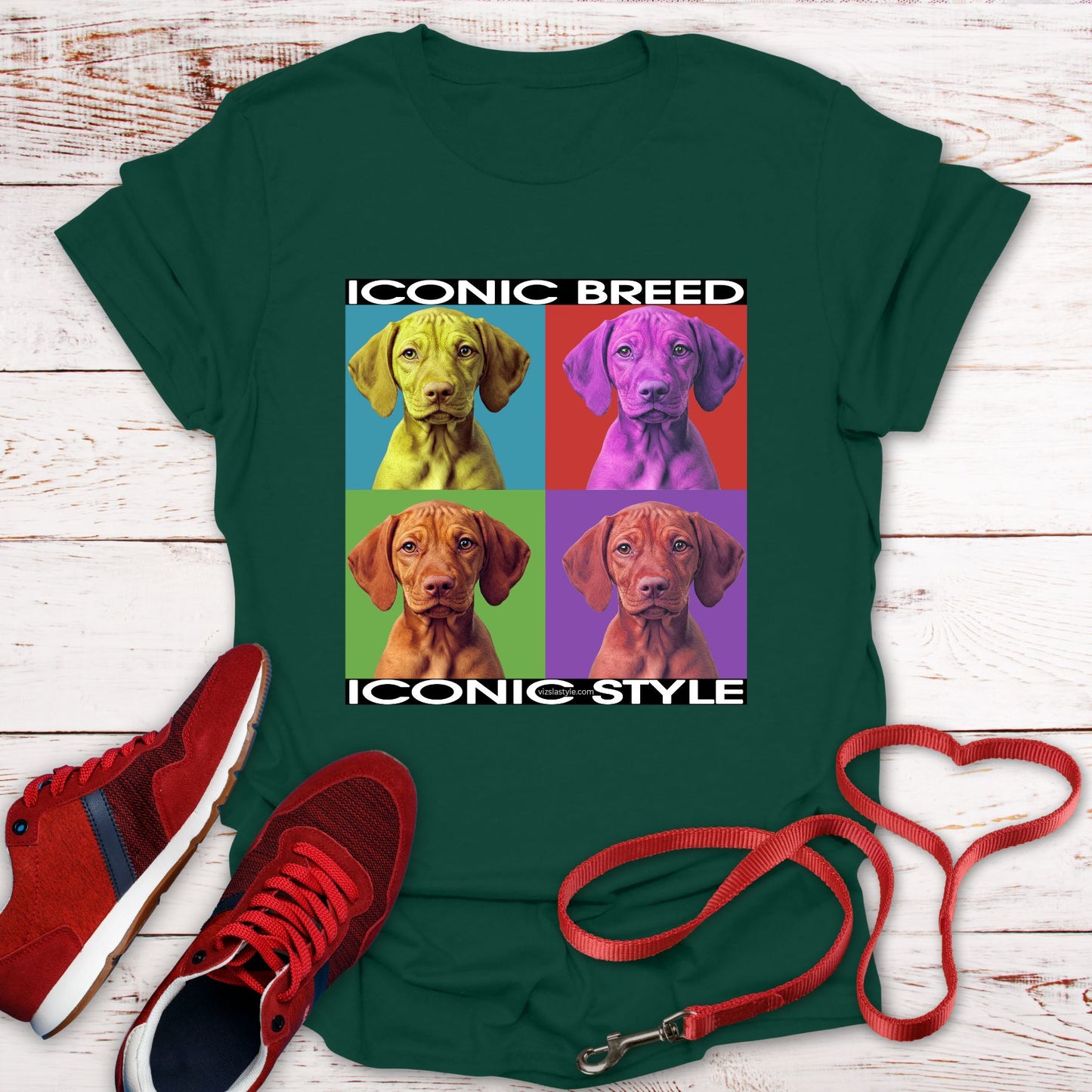 Iconic Breed meets Iconic Style! Vizsla Dog Lover Tee