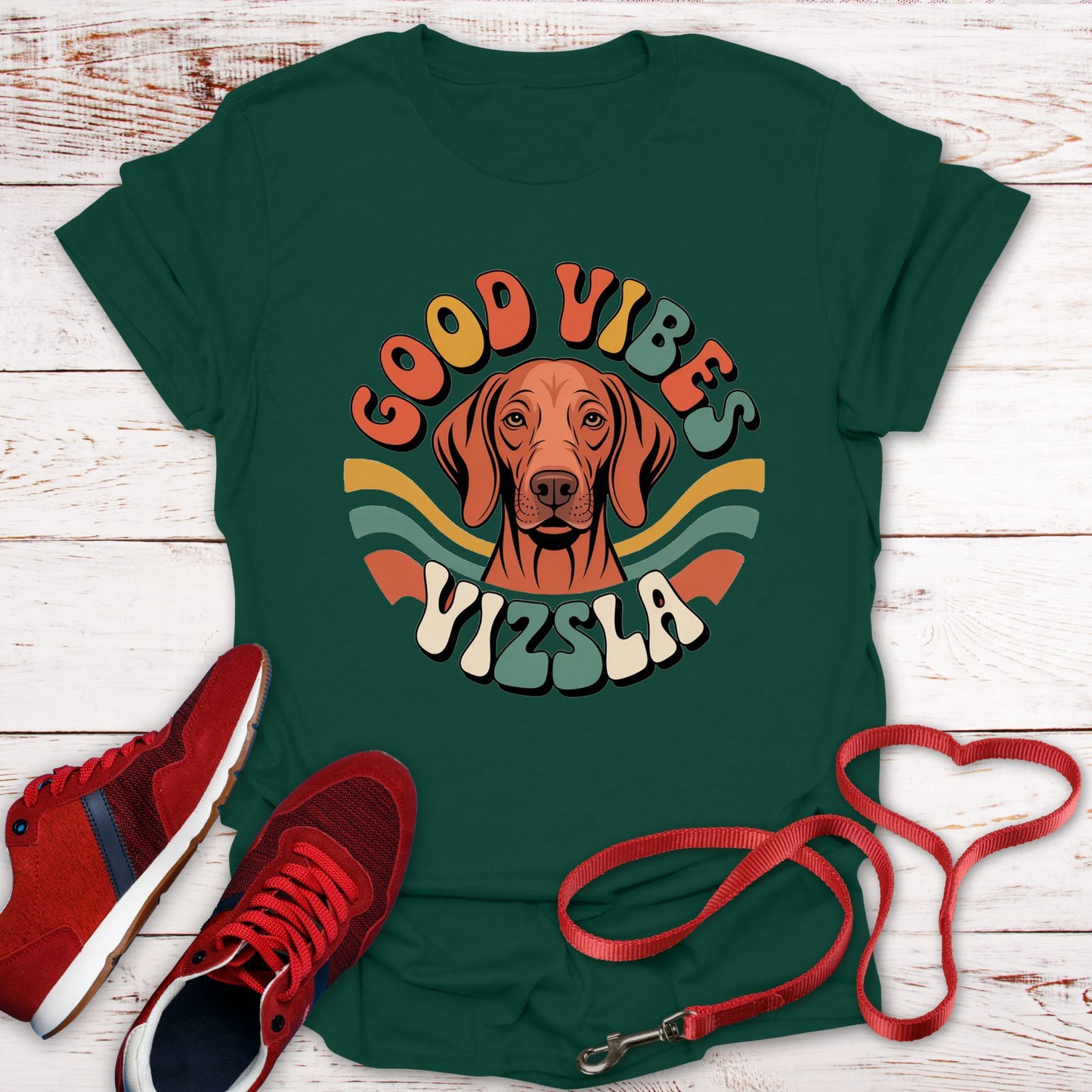 Good Vibes: That Cool Vizsla Look T-Shirt