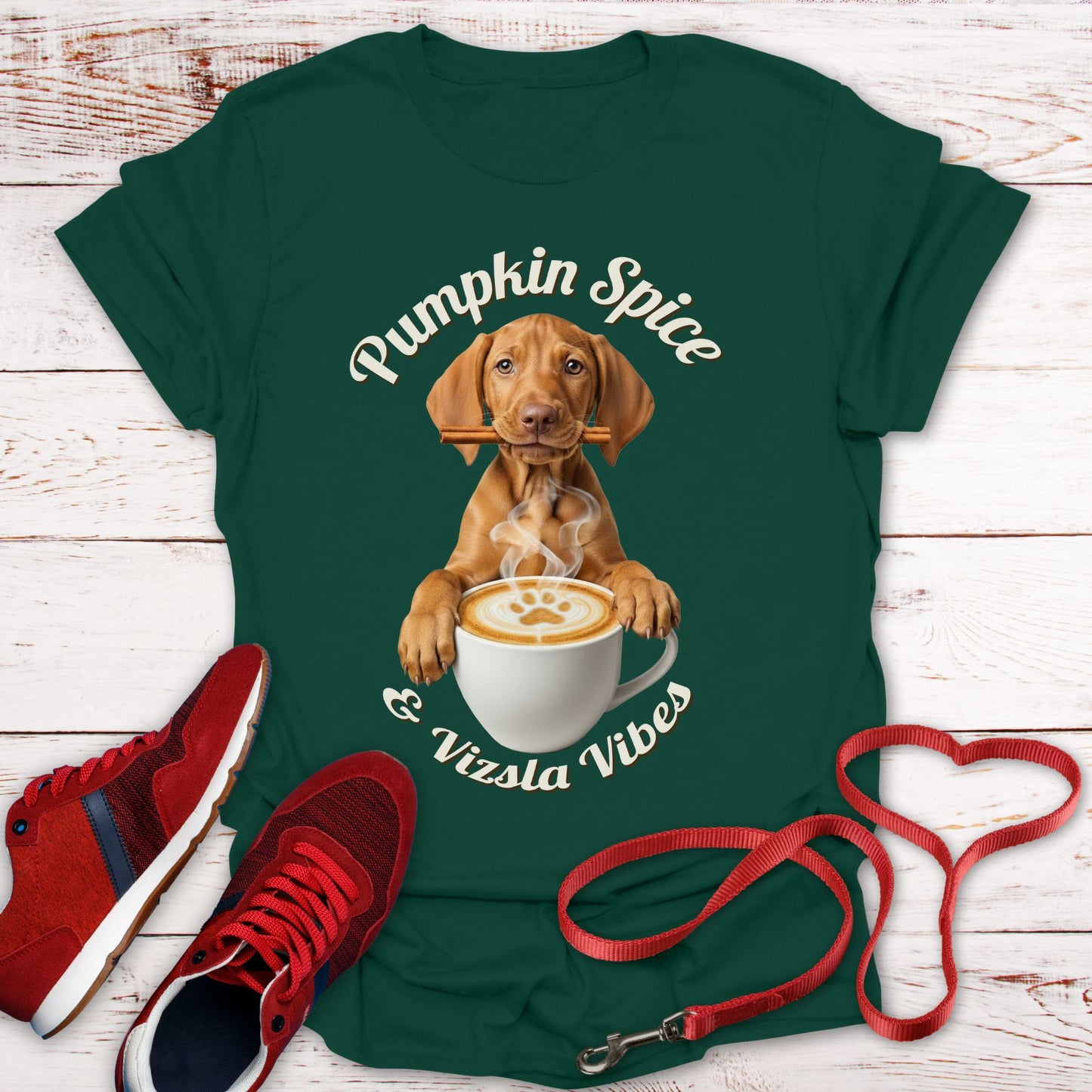 Pumpkin Spice Vizsla Shirt | Fall Dog Lover Tee