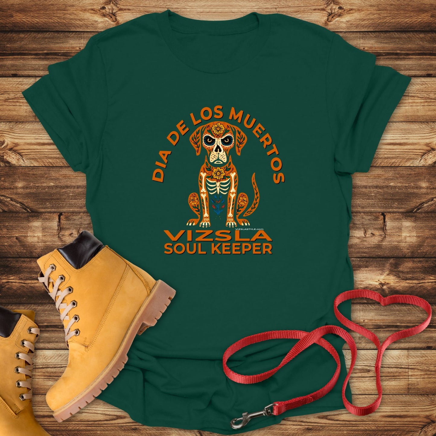 Día de Los Muertos Vizsla: Soul Keeper Tee