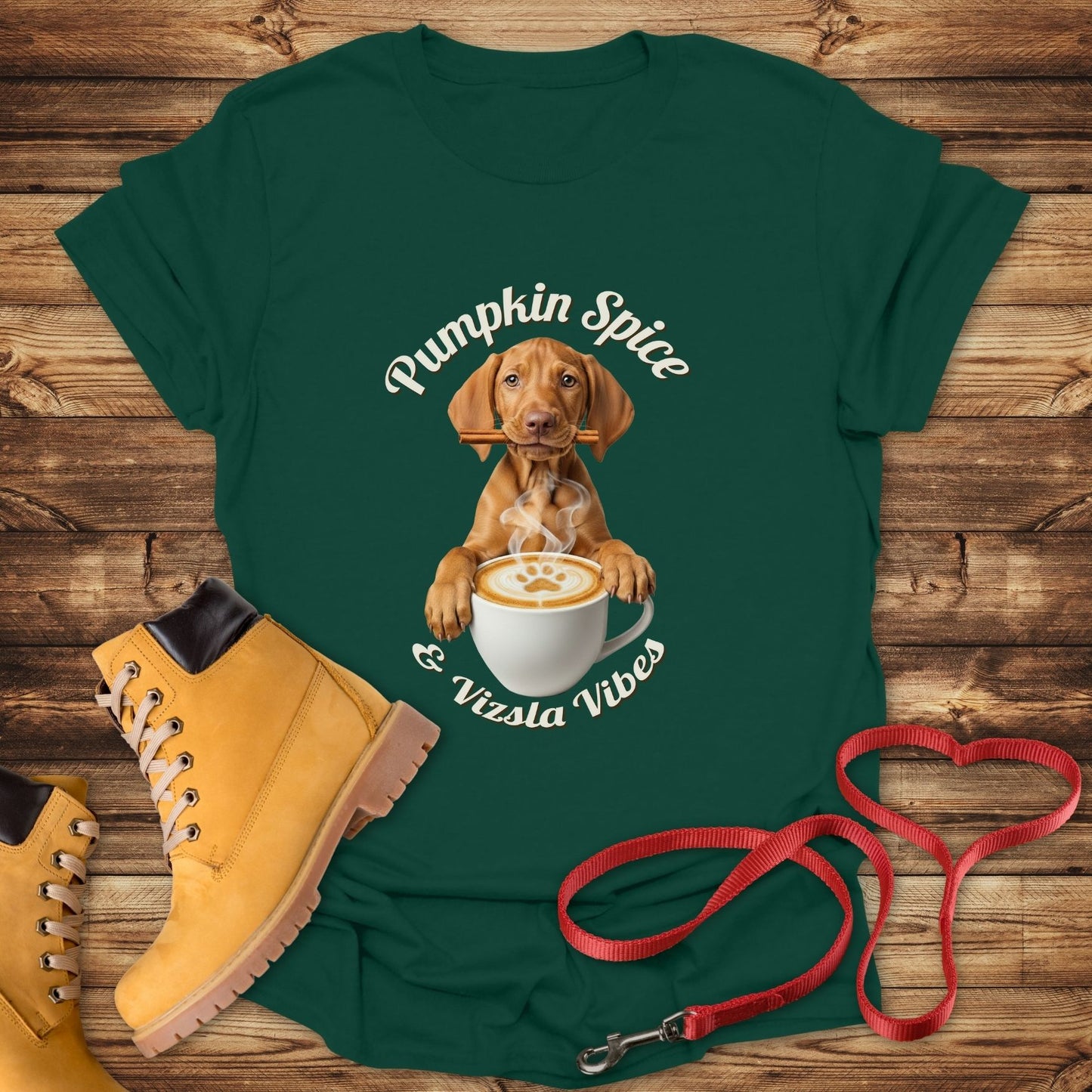Pumpkin Spice Vizsla Shirt | Fall Dog Lover Tee