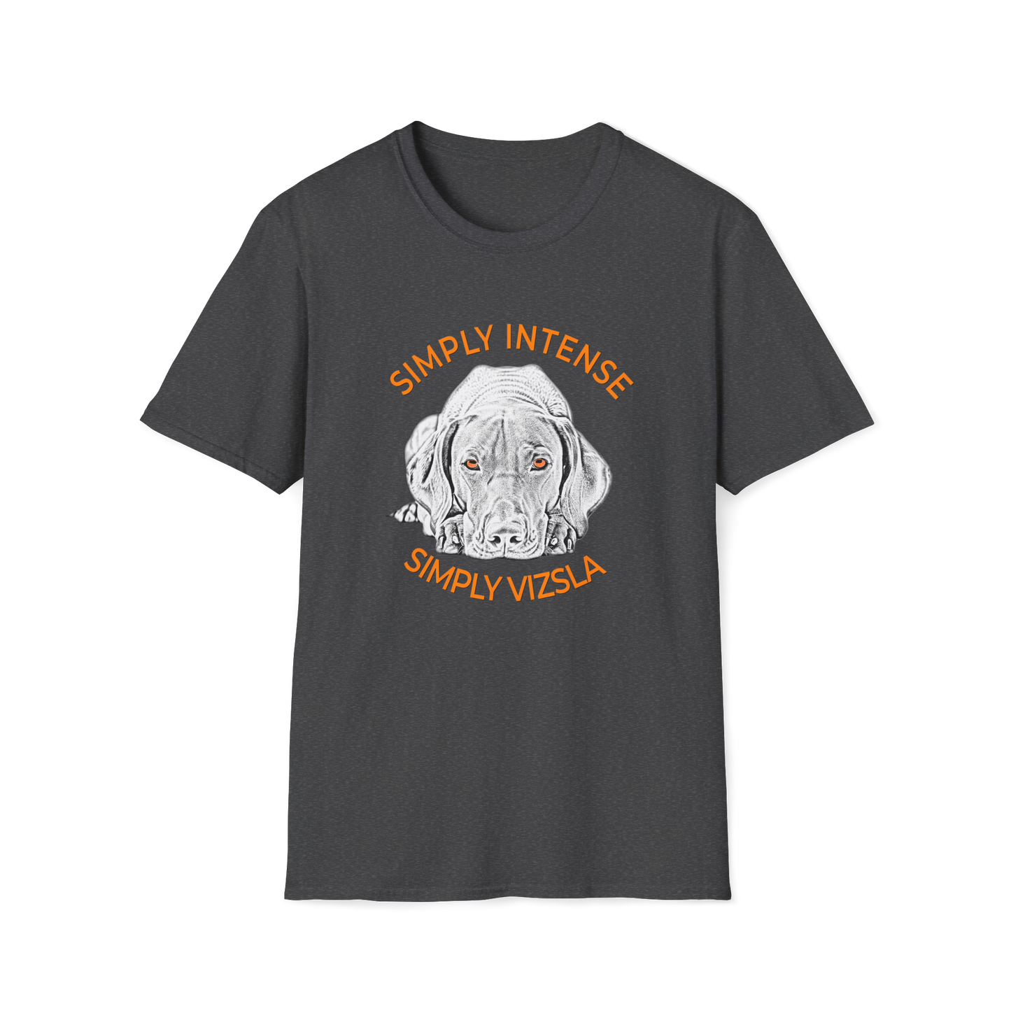 Simply Intense Vizsla T-Shirt — Vizsla Dog Portrait Tee