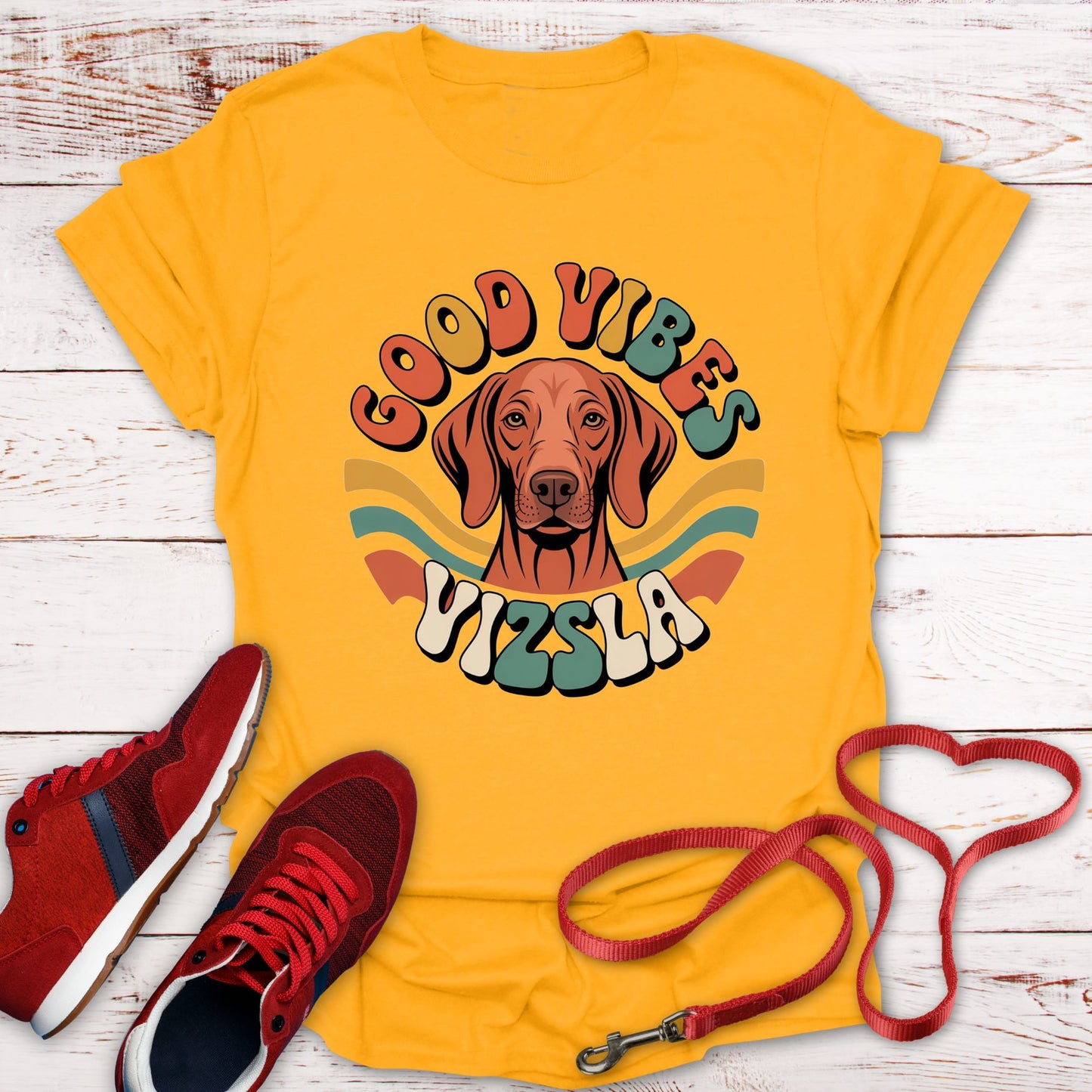 Good Vibes: That Cool Vizsla Look T-Shirt