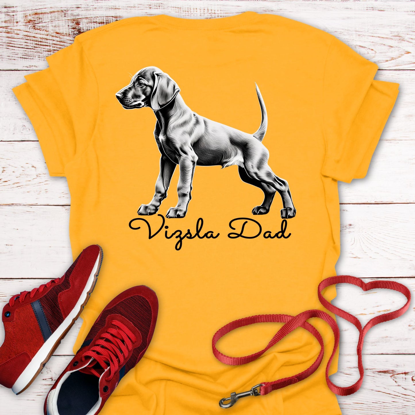 Vizsla Style - Vizsla Dad & Puppy T-Shirt