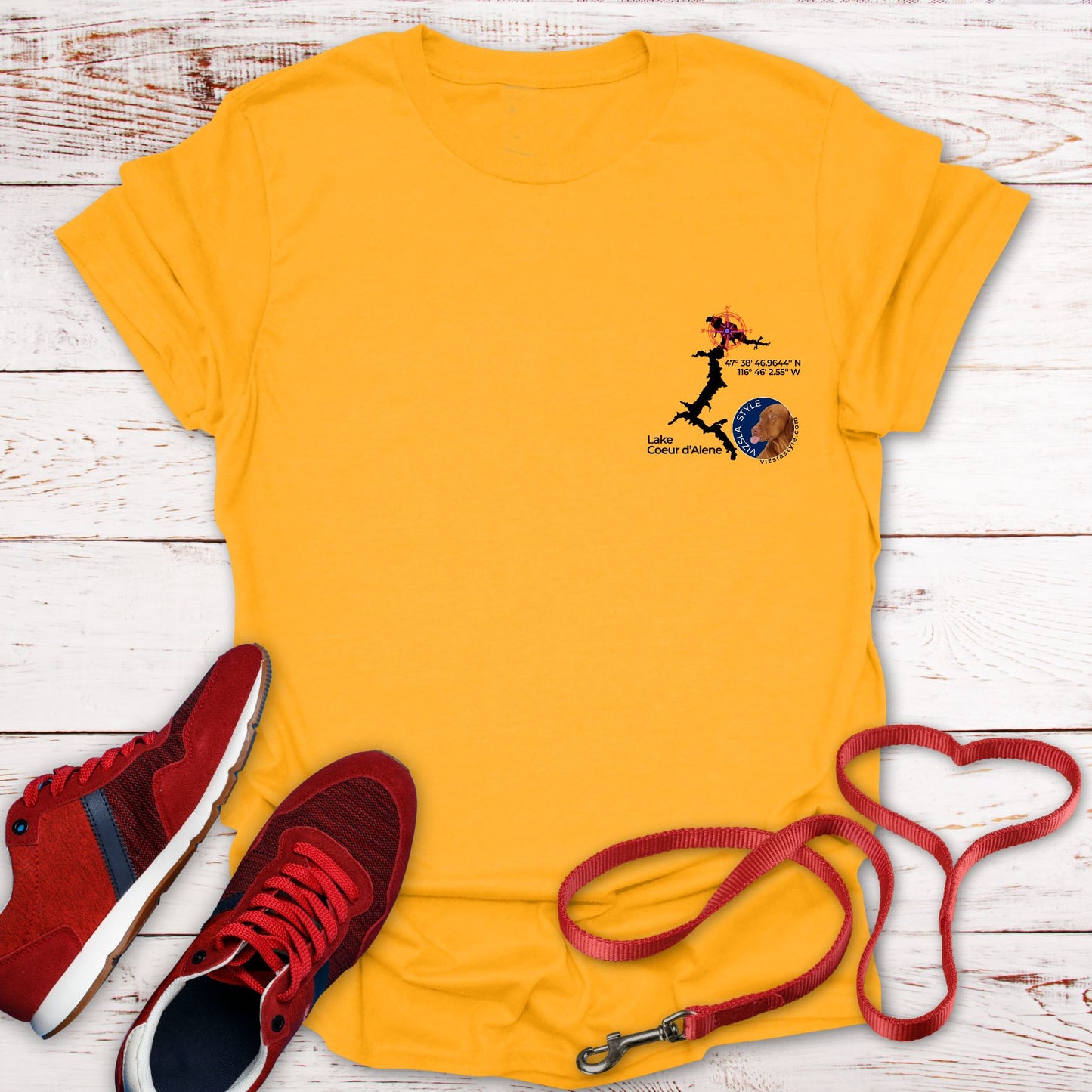 Lake CDA - Vizsla Style All Around Sports T-shirt