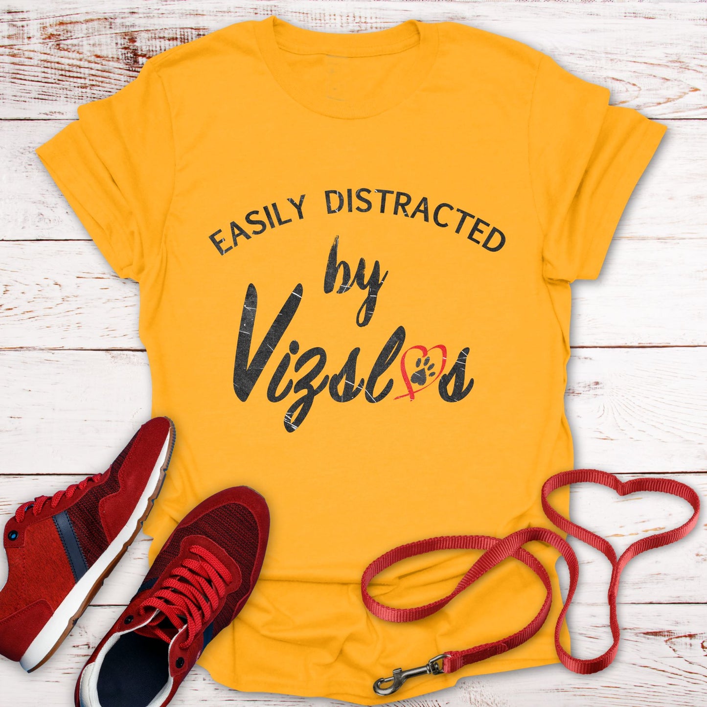 Easily Distracted By Vizslas T-Shirt