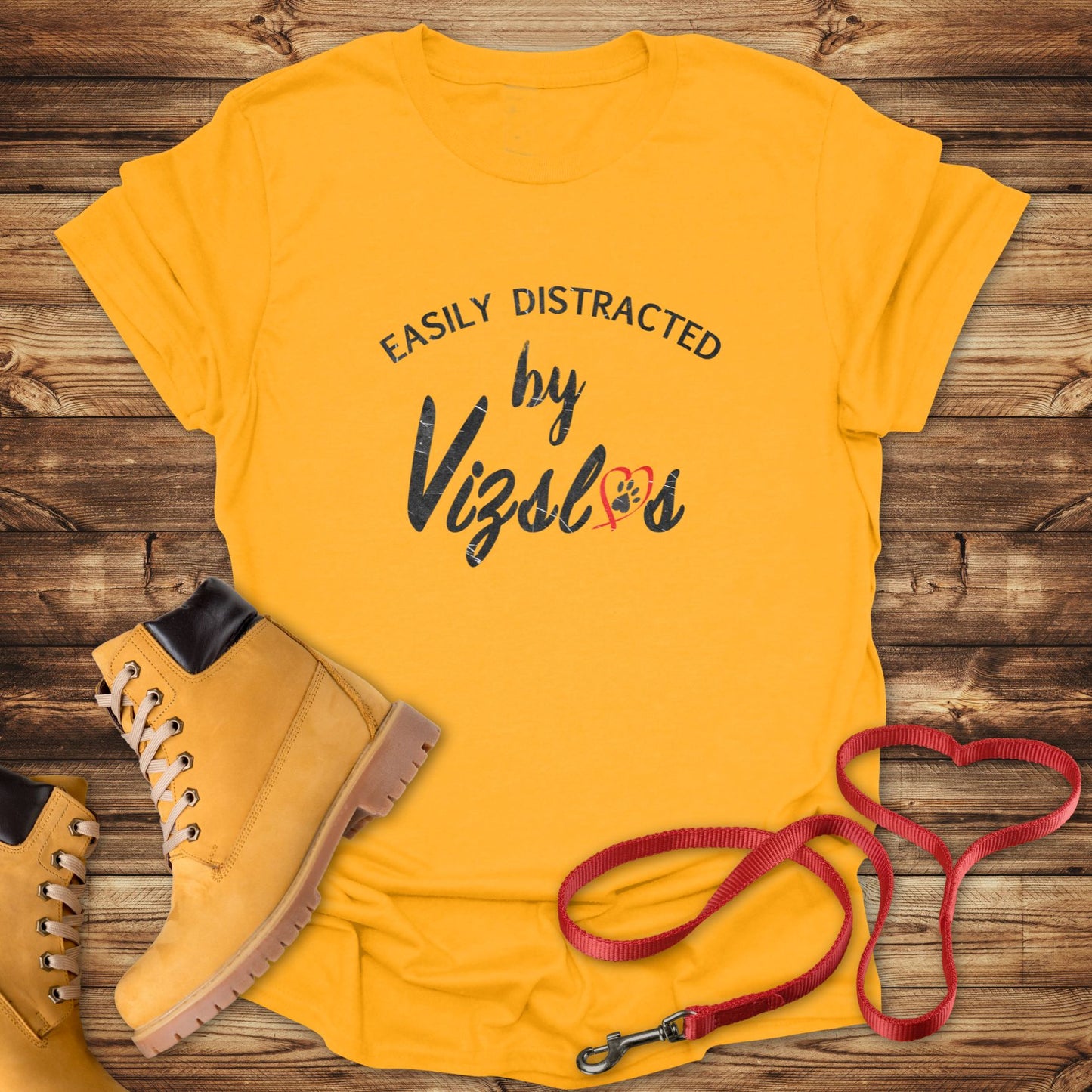 Easily Distracted By Vizslas T-Shirt