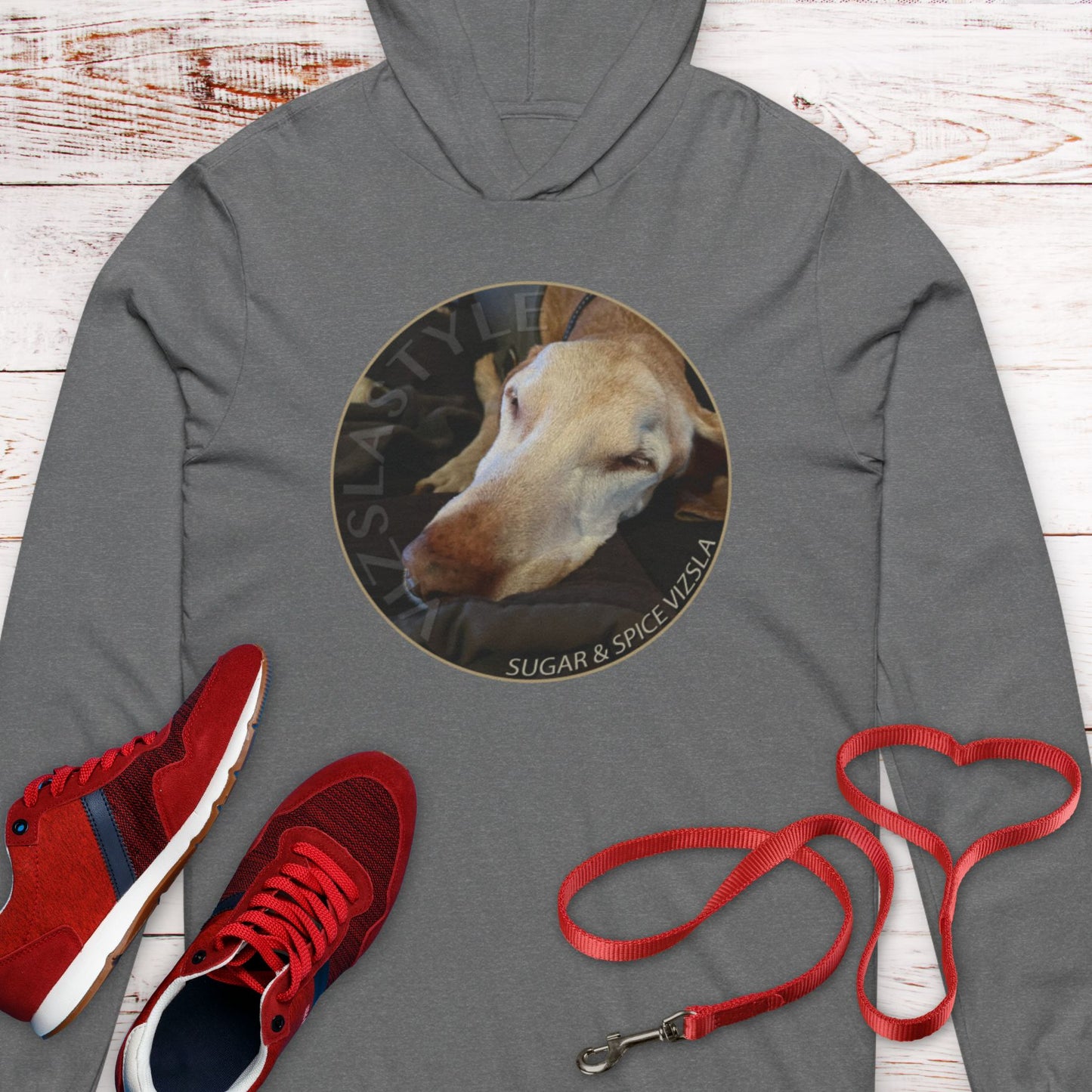 Sugar And Spice Vizsla  Hooded T-Shirt