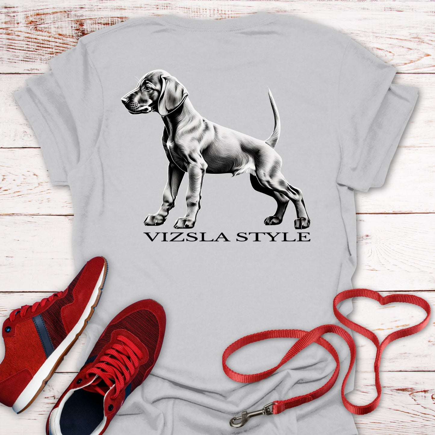 Vizsla Style Puppy T-Shirt - Double Sided