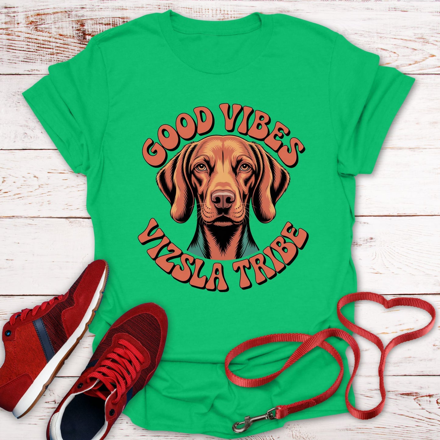Good Vibes & Vizsla Tribe: Vintage Style Tee