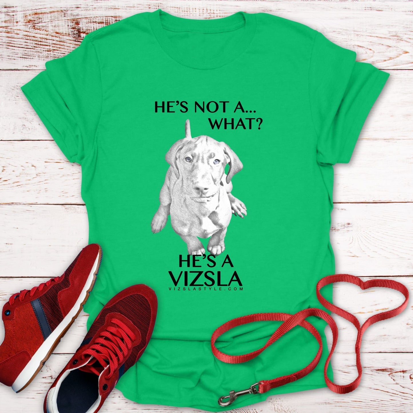 He's Not A What... He's A Vizsla - All Around Sports T-shirt