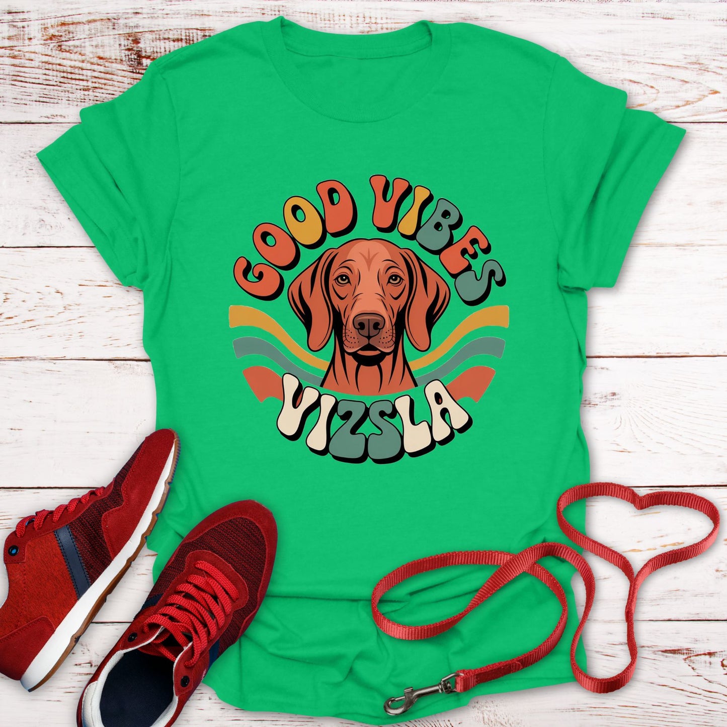Good Vibes: That Cool Vizsla Look T-Shirt