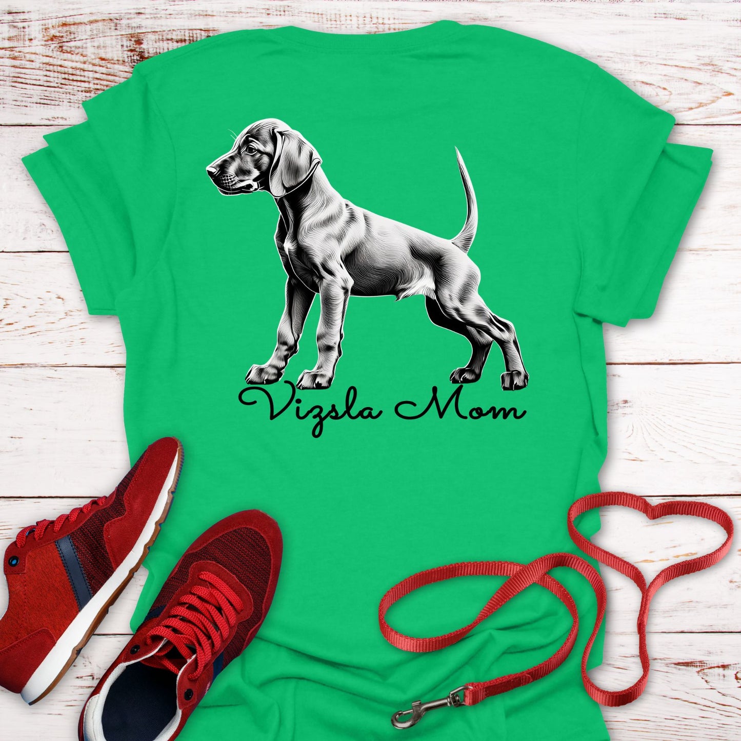 Vizsla Style - Vizsla Mom & Puppy T-Shirt