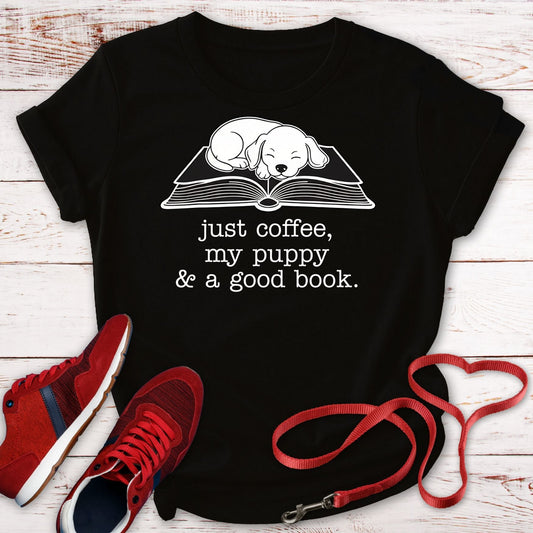 Coffee, My Puppy, and a Good Book