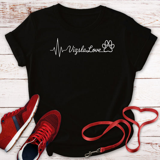 My Heart Beats With Vizsla Love - T-Shirt