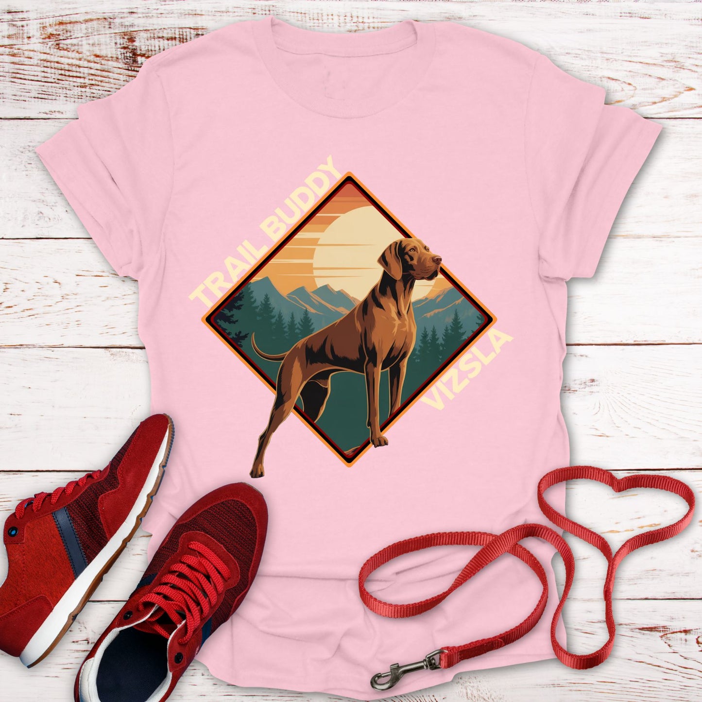 Trail Buddy Vizsla: Proud, Loyal, and Majestic