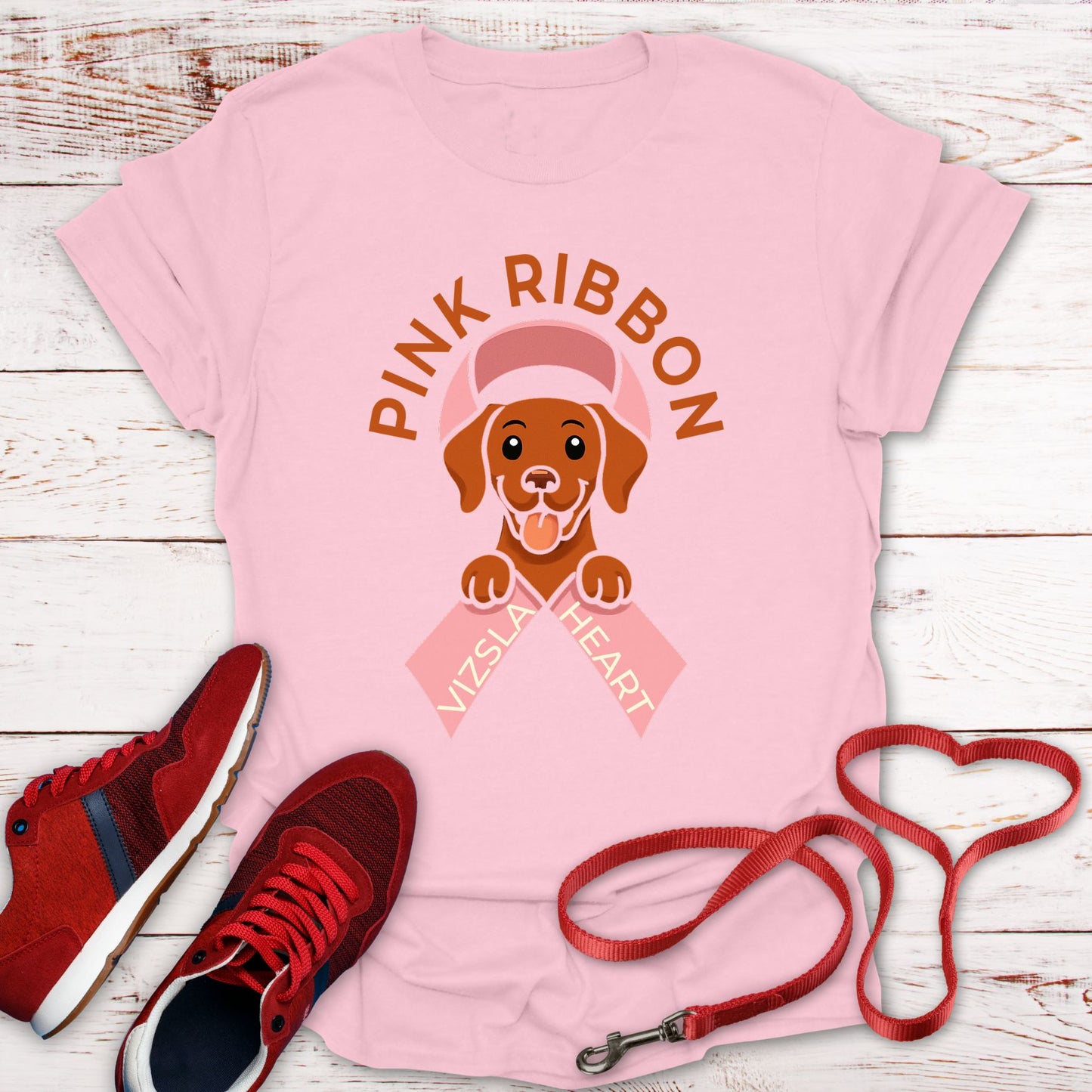 Pink Ribbon, Vizsla Heart: Fighting Together