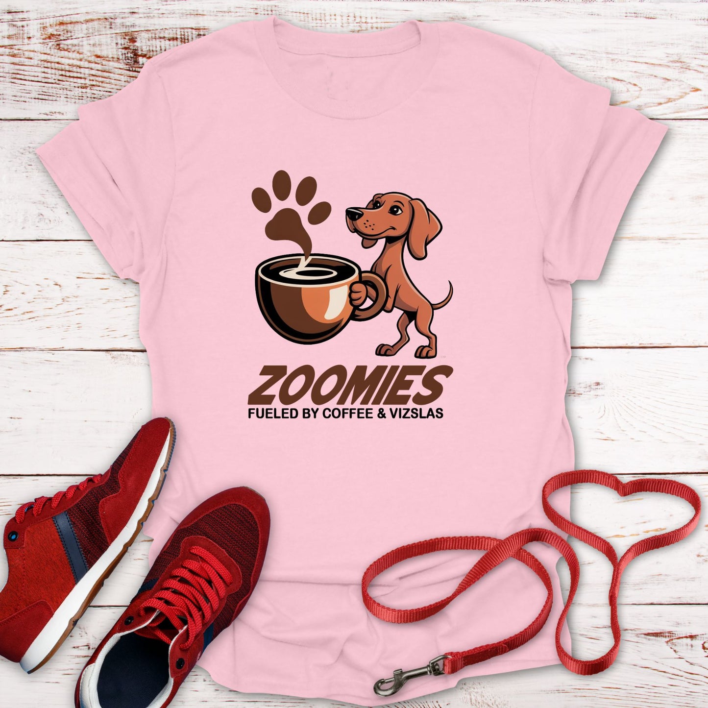 Zoomies: Fueled by Coffee and Vizsla Energy