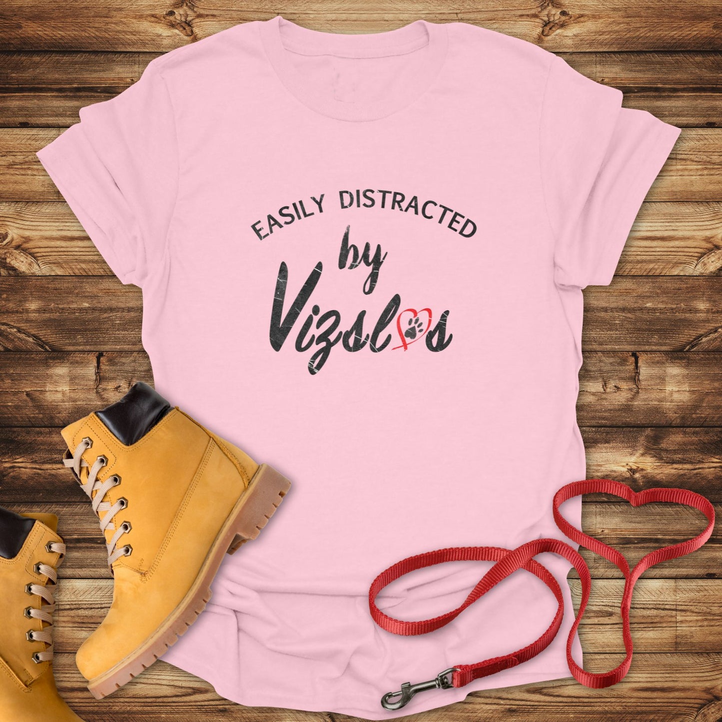 Easily Distracted By Vizslas T-Shirt