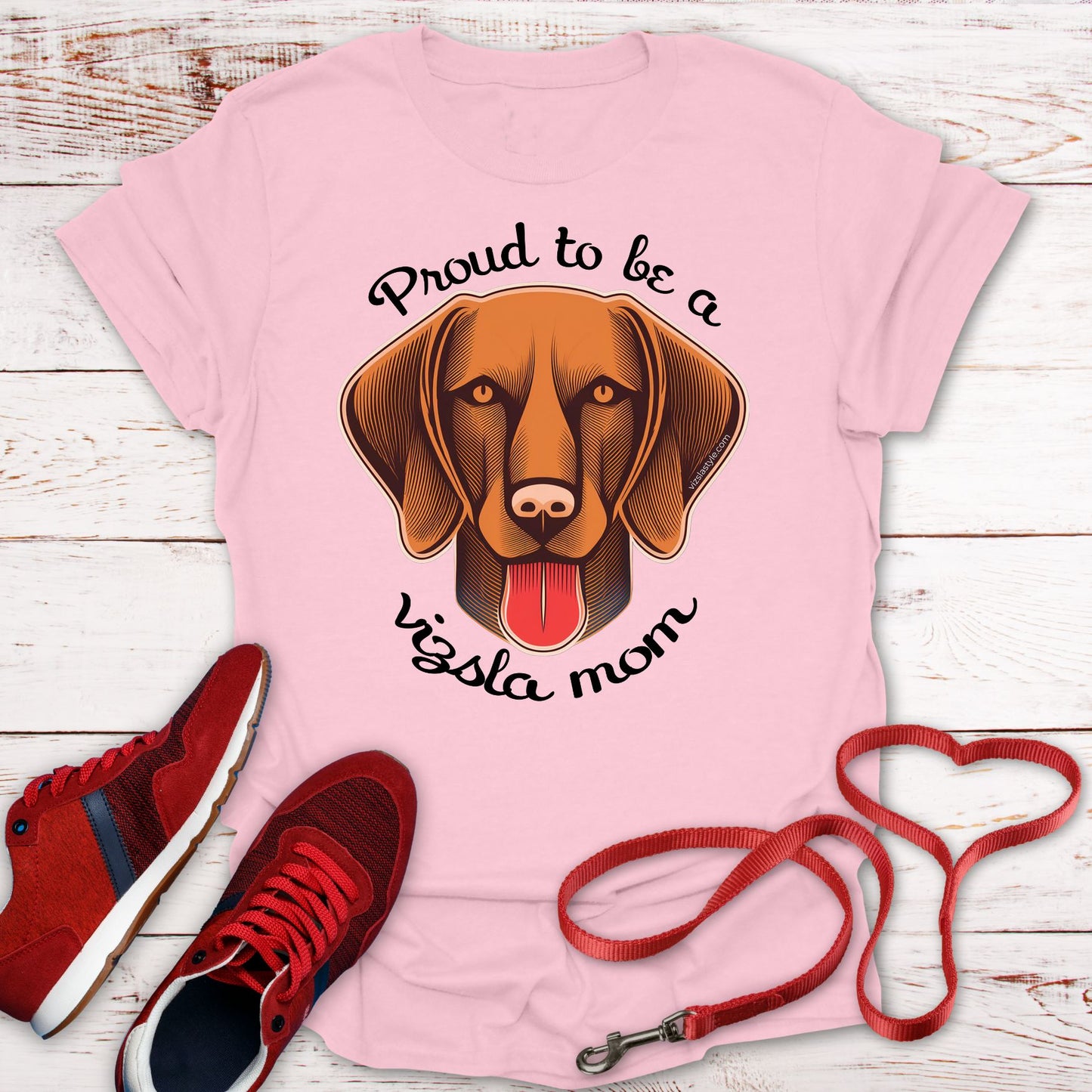 Proud To Be A Vizsla Mom T-Shirt