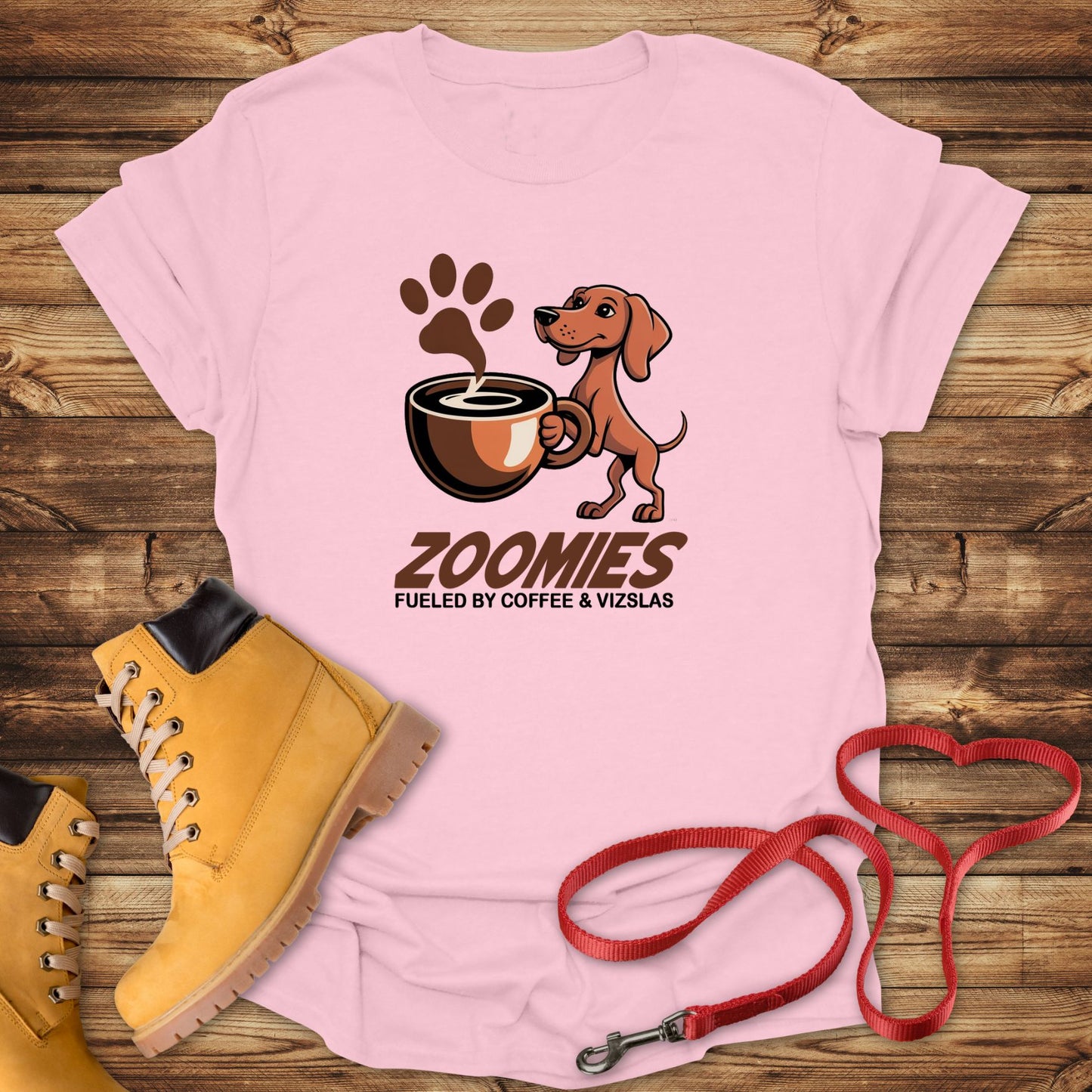 Zoomies: Fueled by Coffee and Vizsla Energy