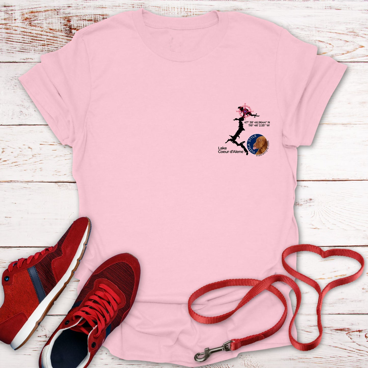 Lake CDA - Vizsla Style All Around Sports T-shirt