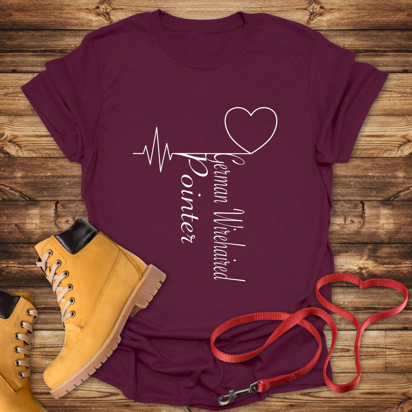 German Wirehaired Pointer Love: Heart Beats for Breed