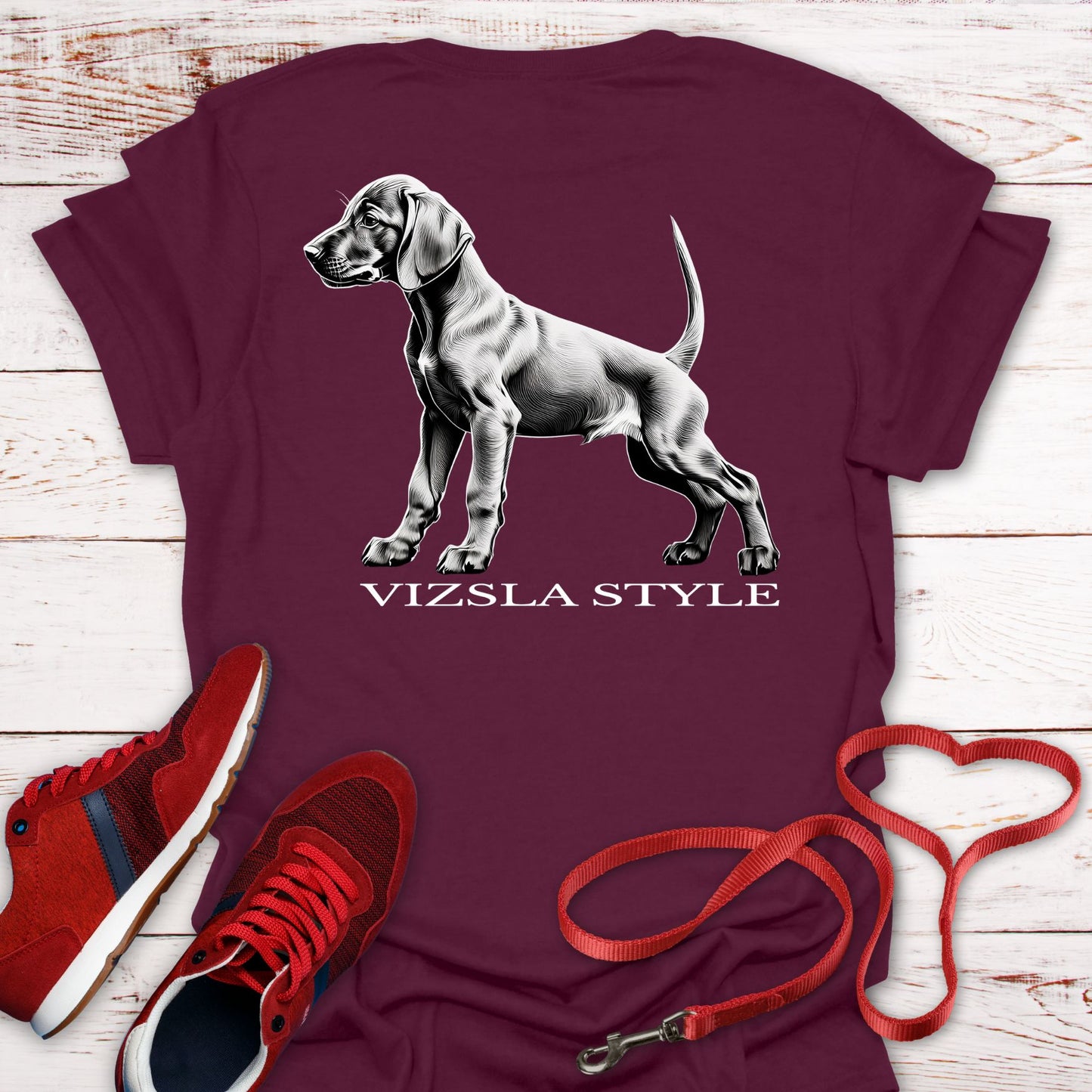 Vizsla Style Puppy T-Shirt - Double Sided
