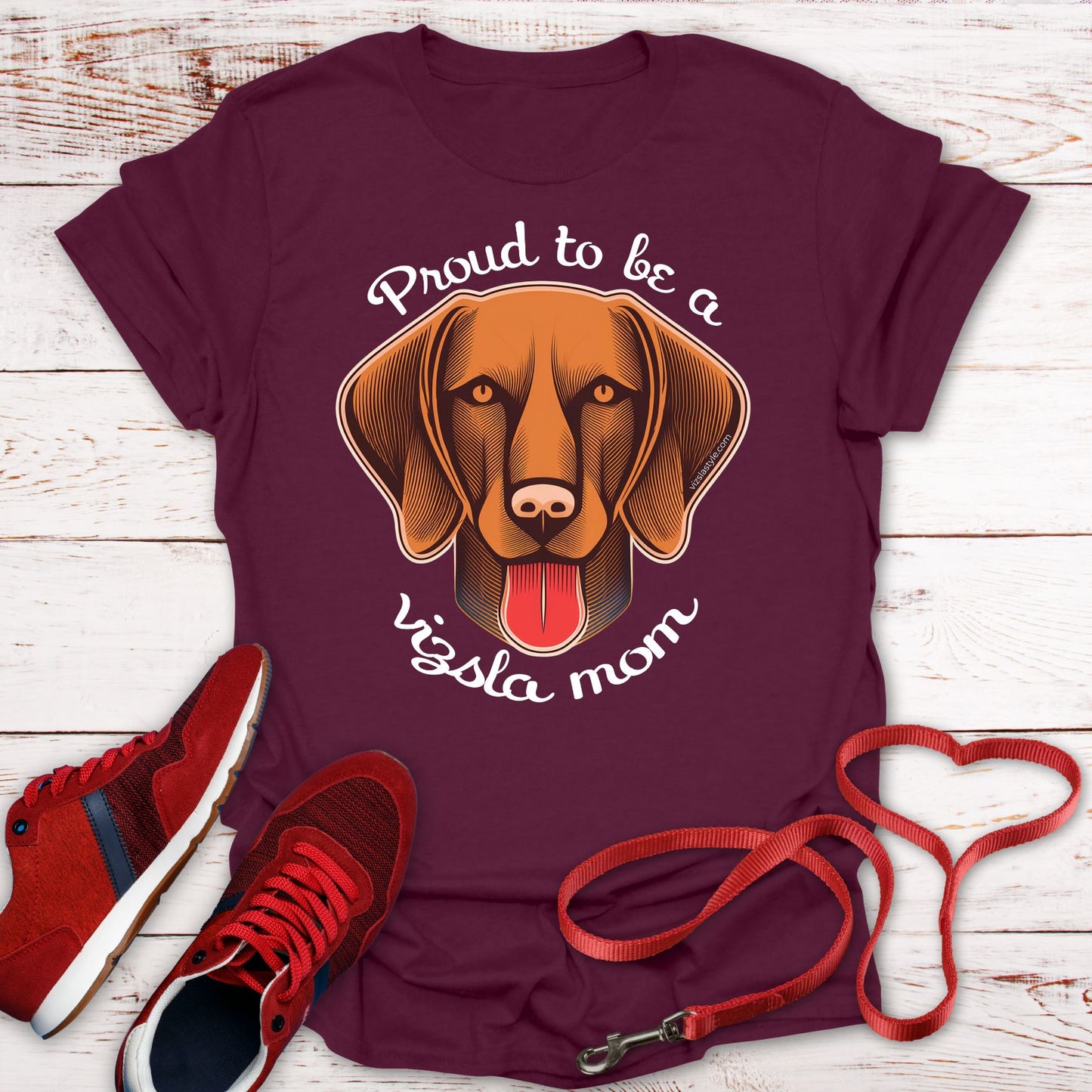 Proud To Be A Vizsla Mom T-Shirt