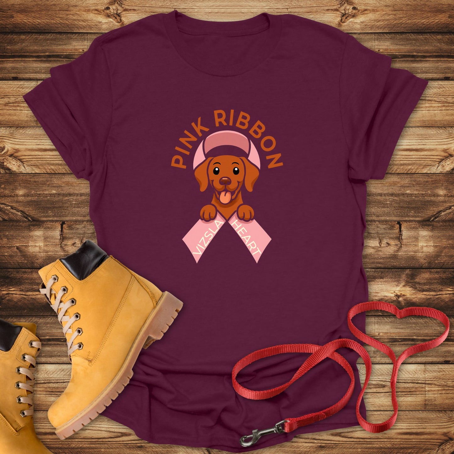 Pink Ribbon, Vizsla Heart: Fighting Together