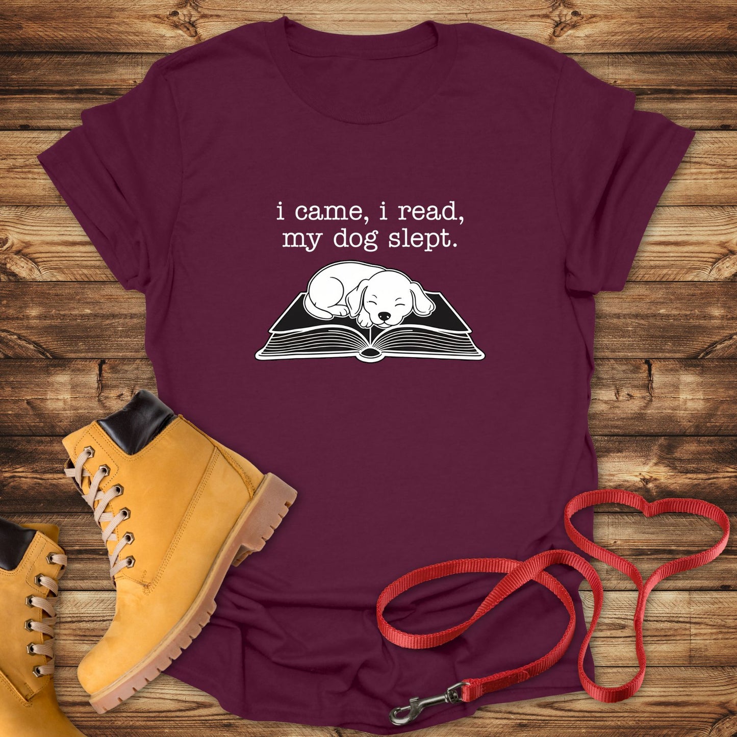 I Came, I Read, My Dog Slept Tee